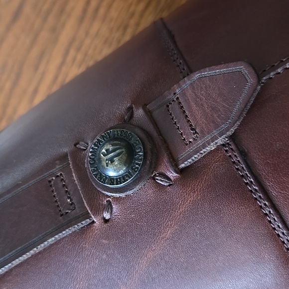 Frye Jayden Size 7B Button Brown Leather Knee High Fall/Winter Tall Ridi… - Picture 14 of 15